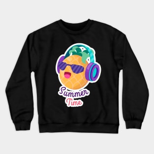 Pineapple Summer Time Crewneck Sweatshirt